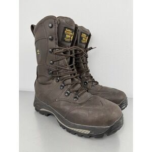 Golden Retriever Boots Mens 10.5 Brown Leather Tall 1000g Insulated Hunting Work